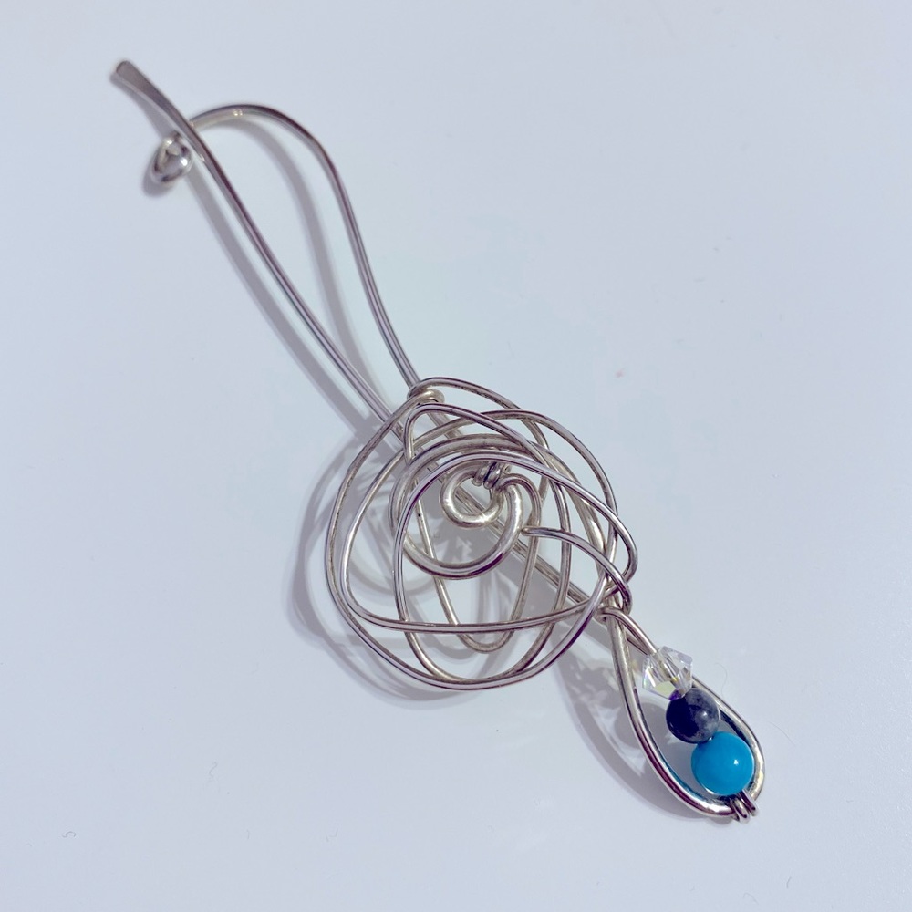 Sterling Silver Shawl Pin
